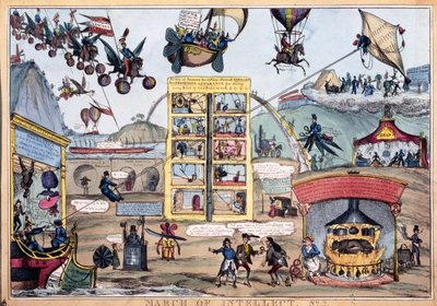 March of Intellect No.2, published by Thomas McLean by William Heath